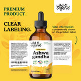 Wild & Organic lateral del frasco con información nutricional visible y ordenada