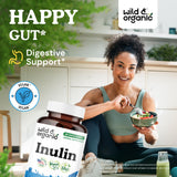 Wild & Organic cápsula detalle que evidencia recubrimiento vegetal suave