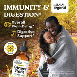 Wild & Organic detalle de la etiqueta con información clara y beneficios