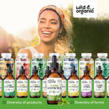 Wild & Organic detalle de glicerina viscosa que aporta dulzor natural