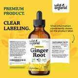 Wild & Organic empaque lateral con información nutricional visible