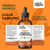 Wild & Organic caja y botella destacando embalaje y sostenibilidad