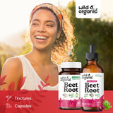 Wild & Organic desayuno saludable con el extracto en la mesa, ilustra integración en la rutina diaria