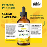 Wild & Organic ambiente natural con botella para estilo de vida saludable
