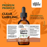 Wild & Organic botella en escritorio representando enfoque en trabajo