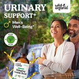 Wild & Organic detalle de etiqueta con información de ingredientes