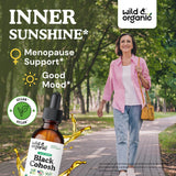 Wild & Organic etiqueta en detalle con información de 540 mg por toma
