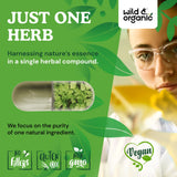 Wild & Organic etiqueta con información nutricional legible y transparente