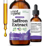 Wild & Organic frente del empaque mostrando frasco y beneficios veganos