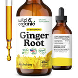 Wild & Organic frente del envase mostrando botella y marca, fácil uso
