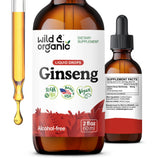 Wild & Organic vista frontal del envase que muestra el tamaño y la marca