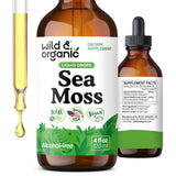 Wild & Organic envase frontal mostrando la etiqueta y beneficios