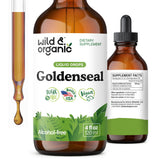 Wild & Organic frontal de etiqueta mostrando extracto y beneficios