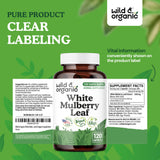 Wild & Organic materiales vegetales representando fórmula vegana y pura