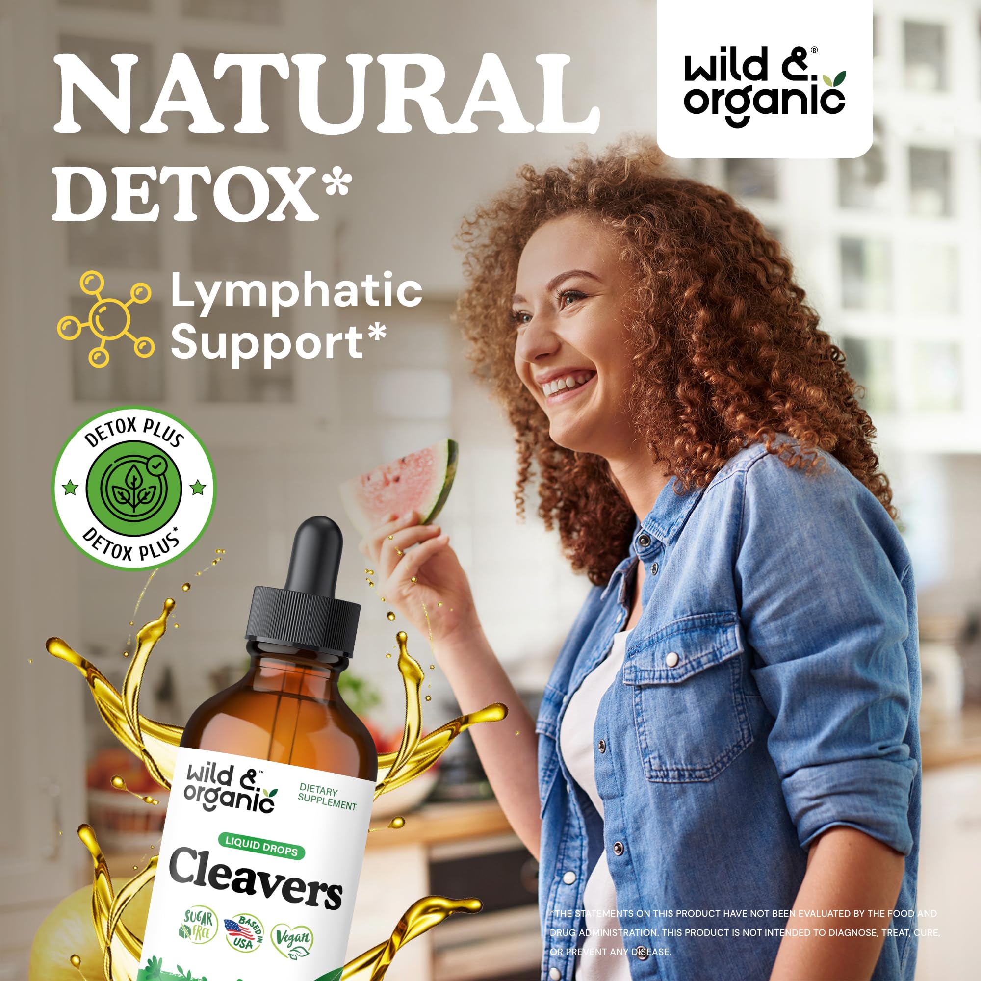 Wild & Organic textura glicerina en gota mostrando suavidad y sabor