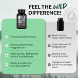 Wild Foods etiqueta nutricional legible muestra ingredientes y dosificación