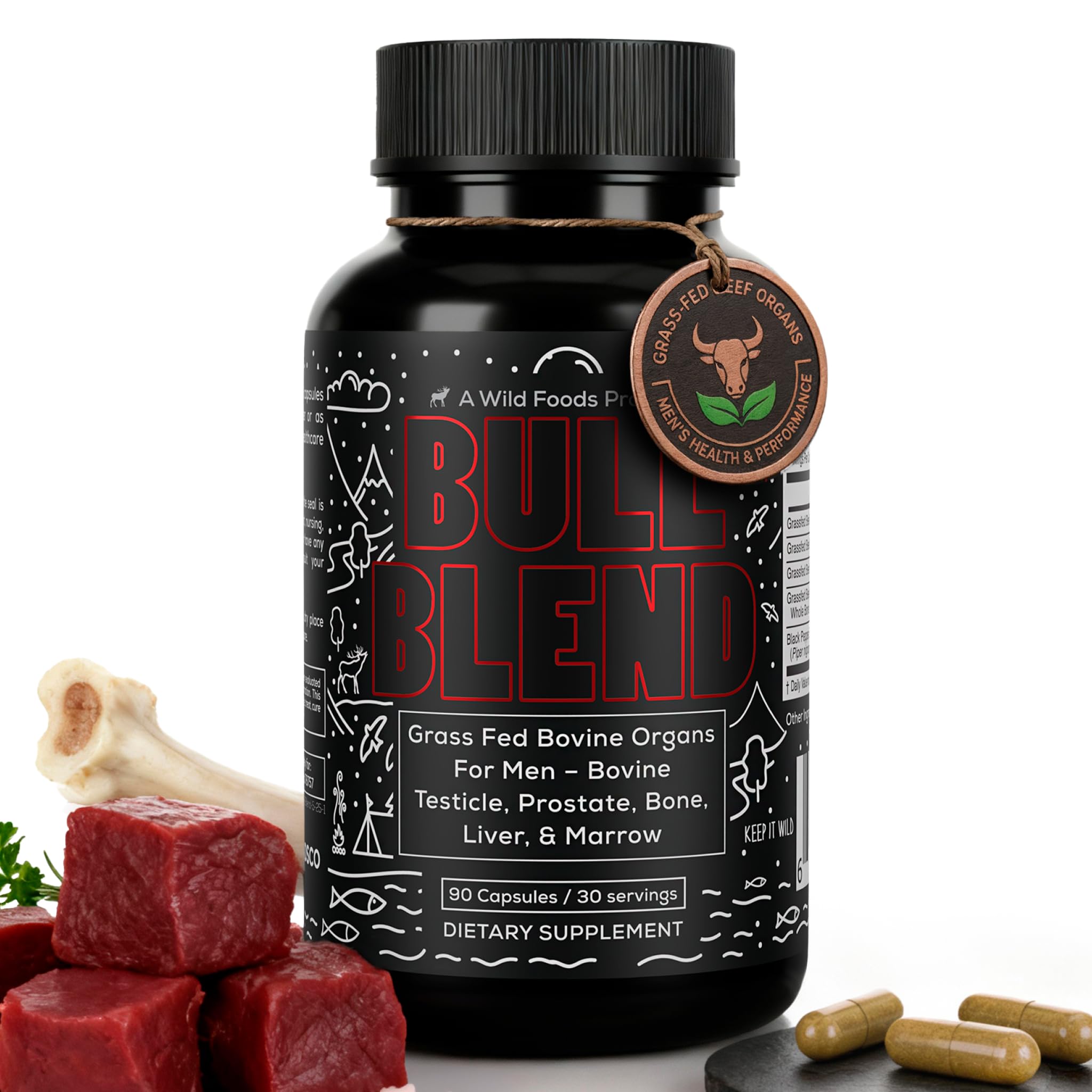 Wild Foods frente del envase mostrando el producto y confianza