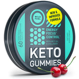 WILD FUEL empaque frontal mostrando gomitas cherry y beneficios energéticos