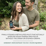 Wild Foods etiqueta nutricional con cantidades por porción claras