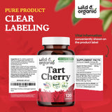 Wild & Organic caja abierta con cápsulas destacando suministro de 120 días