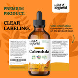 Wild & Organic empaque lateral con información nutricional visible
