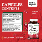 Wild & Organic cápsula en mano para comparar tamaño y facilidad de toma