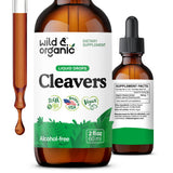Wild & Organic frente del empaque mostrando botella y marca, fácil reconocimiento