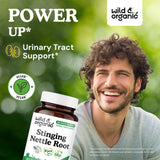 Wild & Organic primer plano de cápsula para ver textura vegetal y pureza
