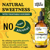 Wild & Organic manos sujetando gotero para dosificar con precisión