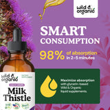 Wild & Organic añadida a una taza de té, mezcla sencilla y sabor natural