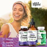 Wild & Organic gota en cuchara lista para tomar, dosificación práctica