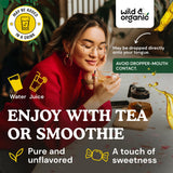 Wild & Organic frasco en desayuno mostrando integración en rutina diaria