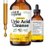 Wild & Organic frasco frontal mostrando etiqueta clara y beneficios visibles