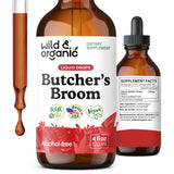 Wild & Organic frasco frontal mostrando etiqueta clara y tamaño práctico