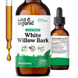 Wild & Organic botella frontal mostrando frasco y etiqueta clara para identificación
