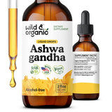 Wild & Organic frontal del frasco mostrando el diseño y beneficios