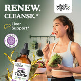 Wild & Organic gotero con gota lista para usar, facilita dosificación precisa