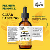 Wild & Organic lista de ingredientes mostrando fórmula vegana