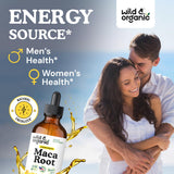 Wild & Organic cuentagotas con gota de tintura para dosificación precisa