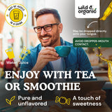 Wild & Organic botella sobre encimera sugiere integración en rutina diaria
