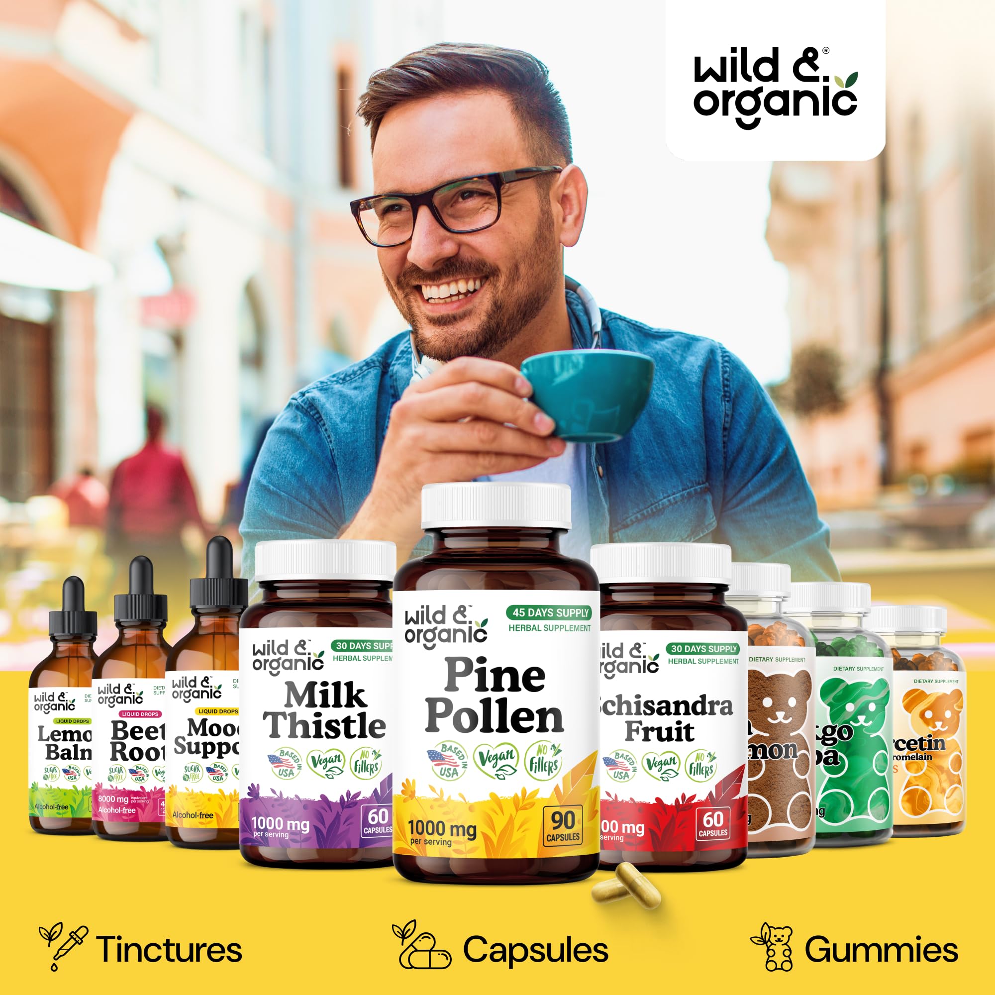 Wild & Organic suplemento en rutina matutina integra fácilmente