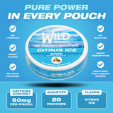 Wild Pouches primer plano del pouch y su textura para liberación rápida