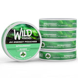 Wild Pouches frente del envase mostrando pack de 5 y ahorro