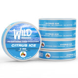 Wild Pouches frontal del pack de cinco latas mostrando ahorro