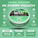 Wild Pouches lata abierta con bolsitas visibles para uso práctico