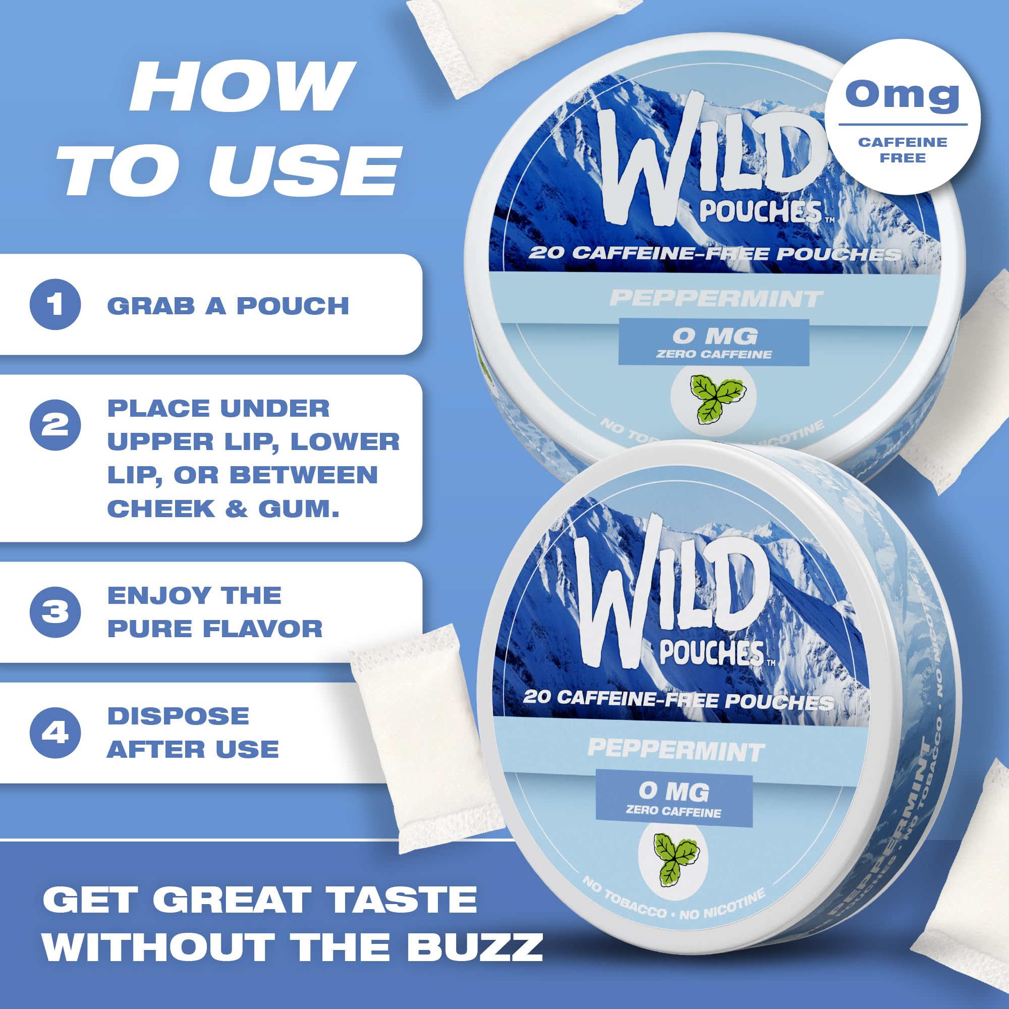 Wild Pouches paquete de 5 latas para ahorro y almacenaje fácil