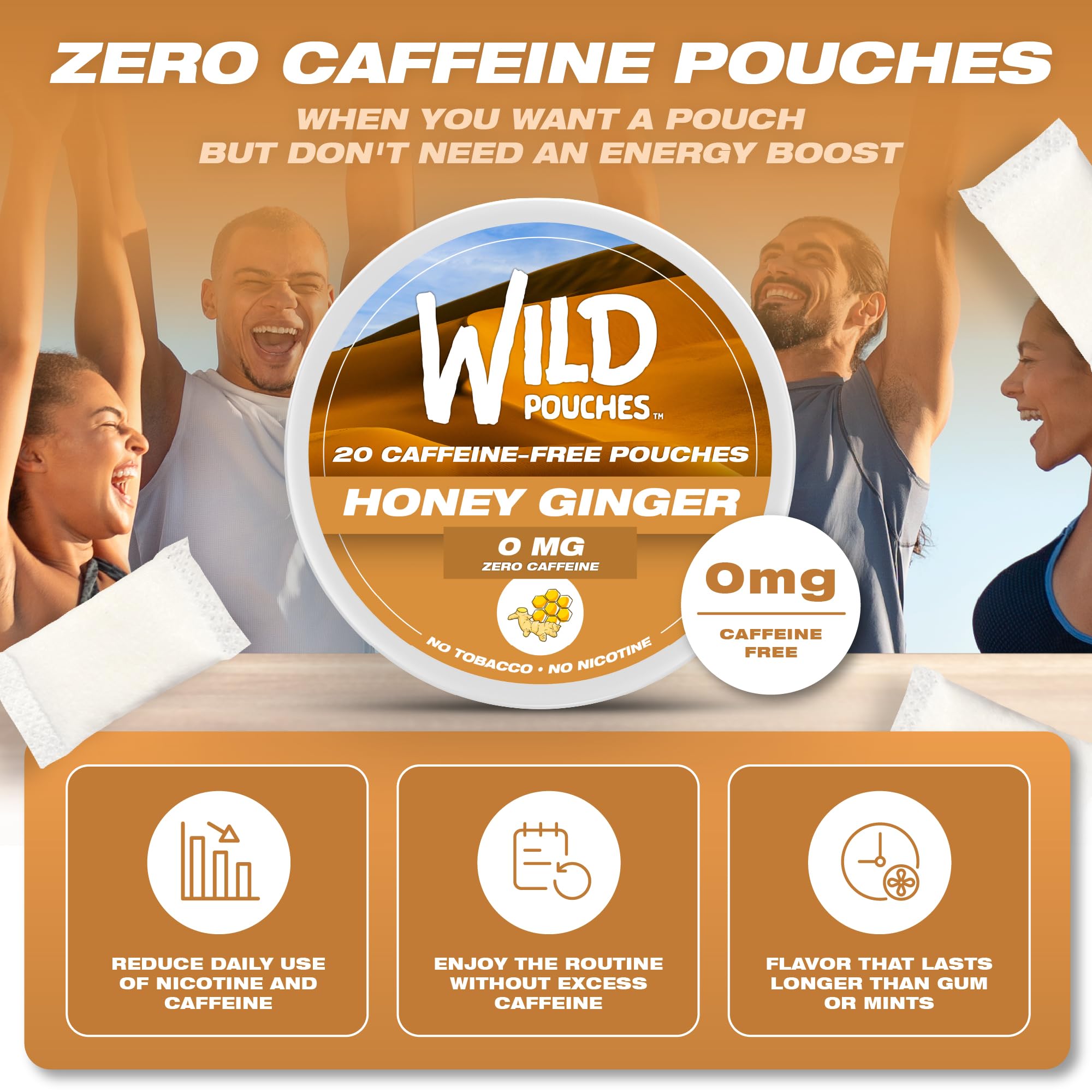 Wild Pouches sobre en mano mostrando tamaño y portabilidad