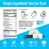 WILD SOCIETY etiqueta de ingredientes transparente que garantiza pureza