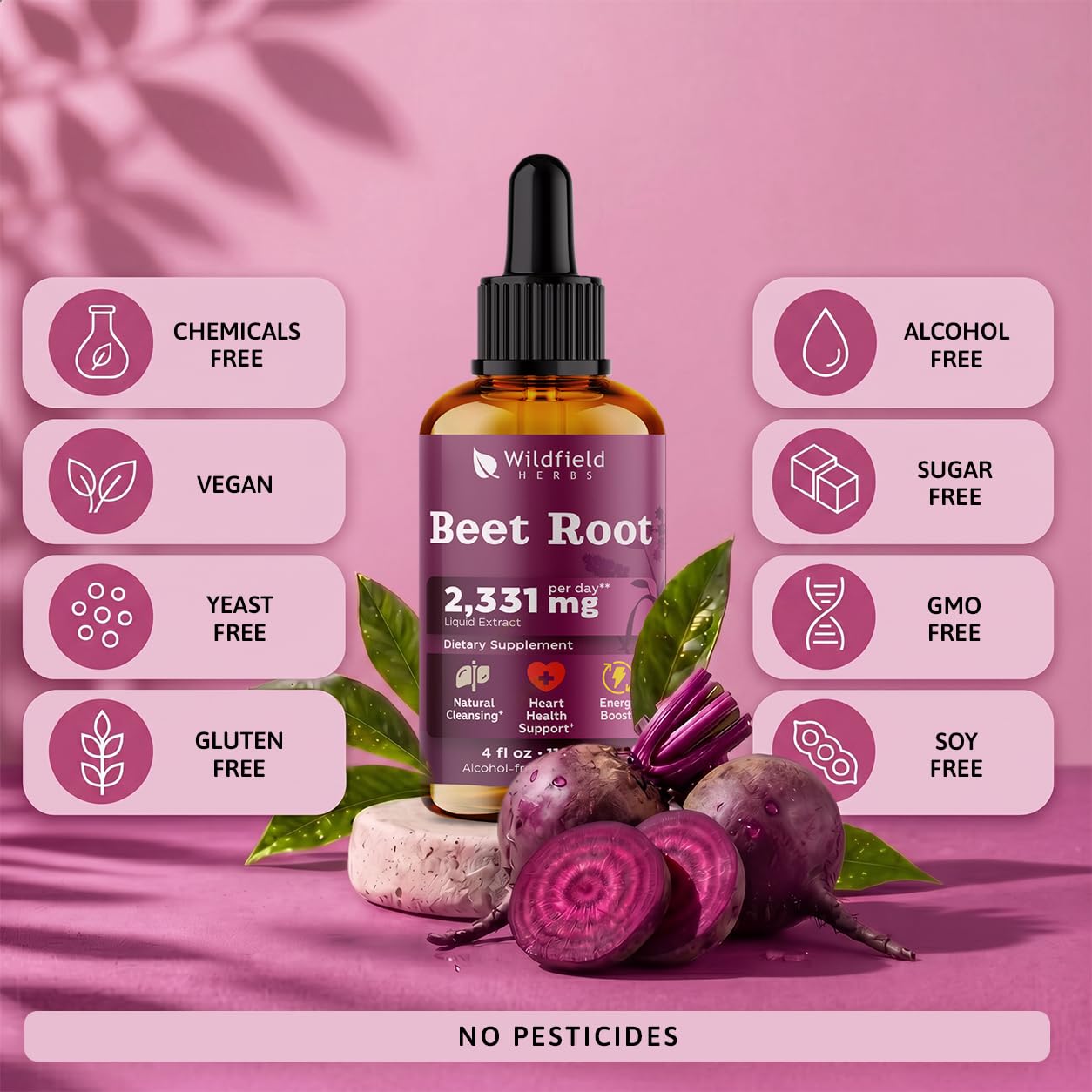 WILDFIELD HERBS frasco en cocina, integración práctica en bebidas