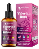 WILDFIELD HERBS frasco frontal mostrando etiquetado y beneficio de relajación